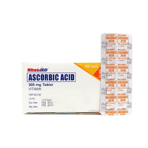 Ascorbic Acid 500mg 100t (RiteMed)