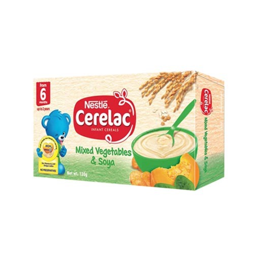 Cerelac Mixed Vegetable &amp; Soya 120g