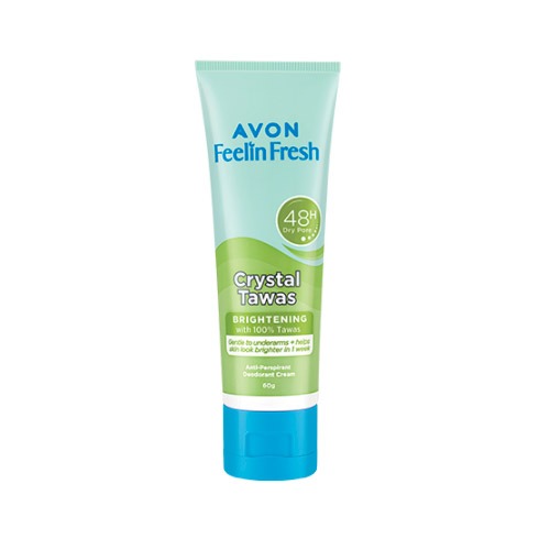 Avon Feelin Fresh Crystal Tawas Deodorant Cream 55g