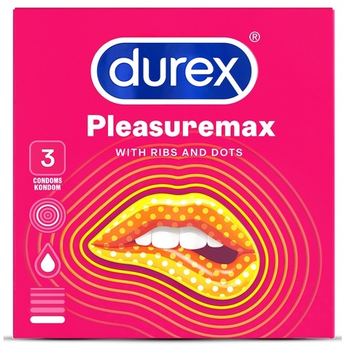 Durex Pleasuremax Condoms Extra Stimulation 3s