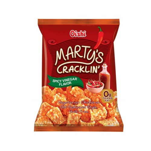 Oishi Marty&#039;s Cracklin Spicy